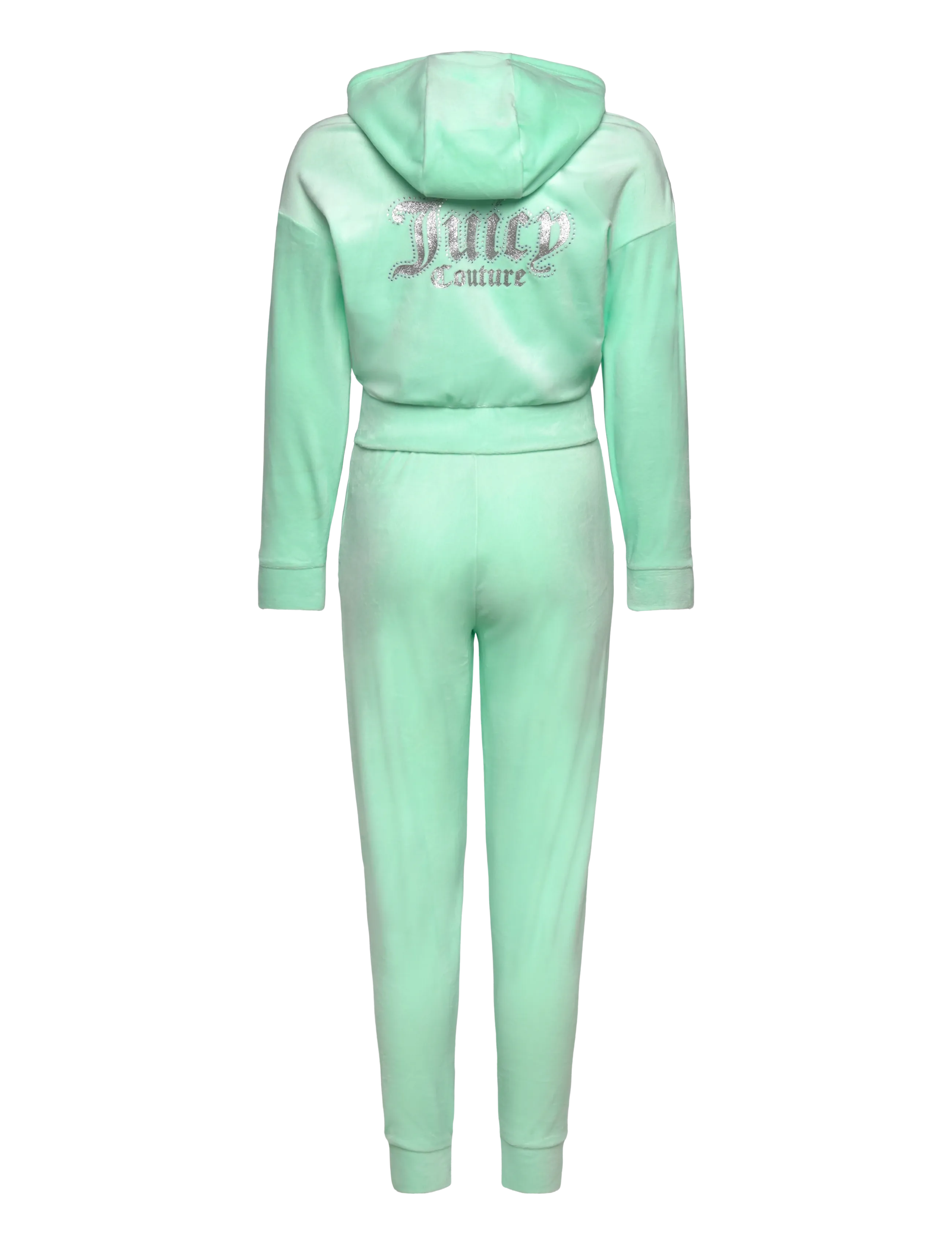 Juicy Couture - Juicy Cropped Zip Thru & Relaxed Jogger Set - sportanzüge - yucca - 1