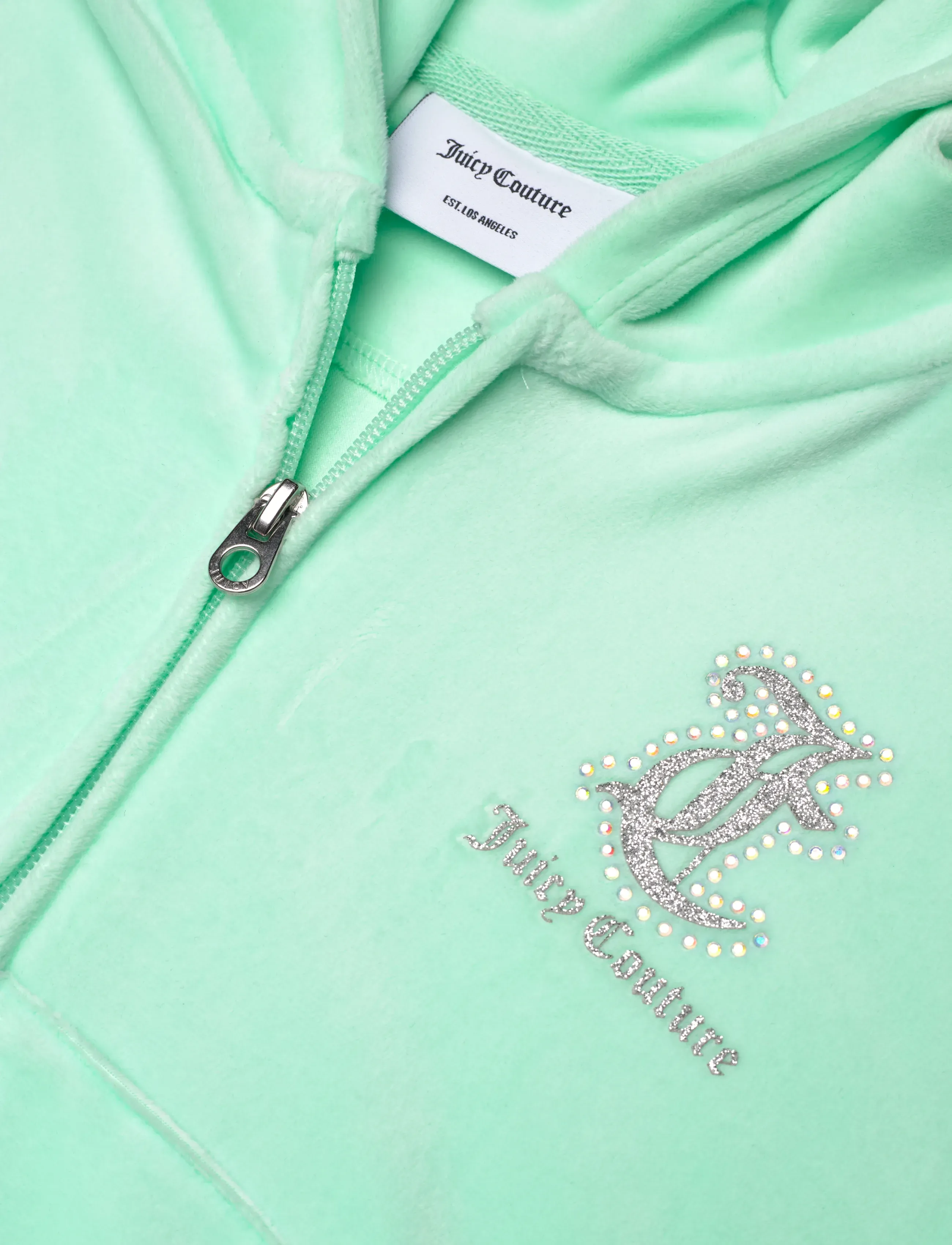 Juicy Couture - Juicy Cropped Zip Thru & Relaxed Jogger Set - sportanzüge - yucca - 5