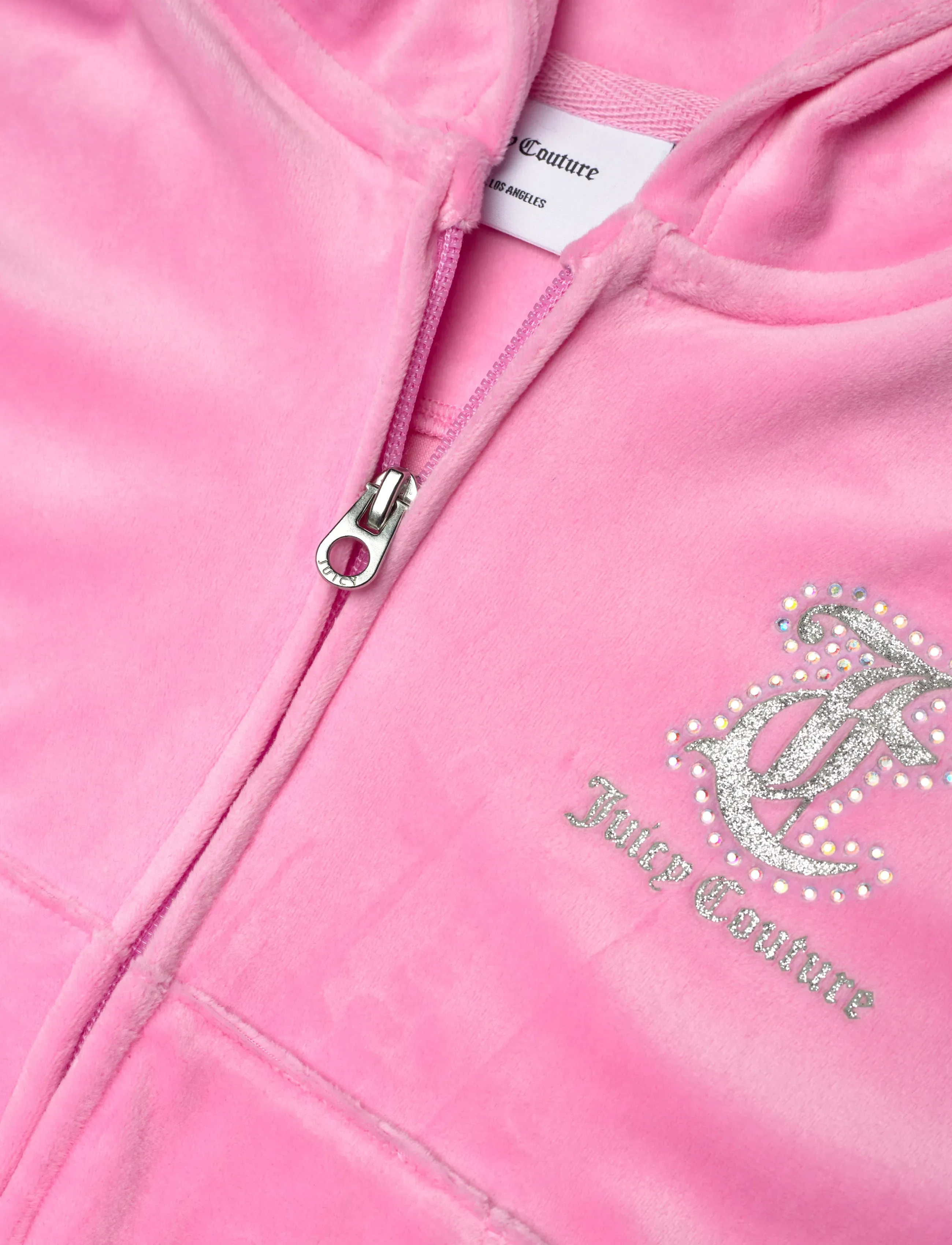 Juicy Couture - Cropped Zip Thru & Bootcut Set - joggingsæt - begonia pink - 4