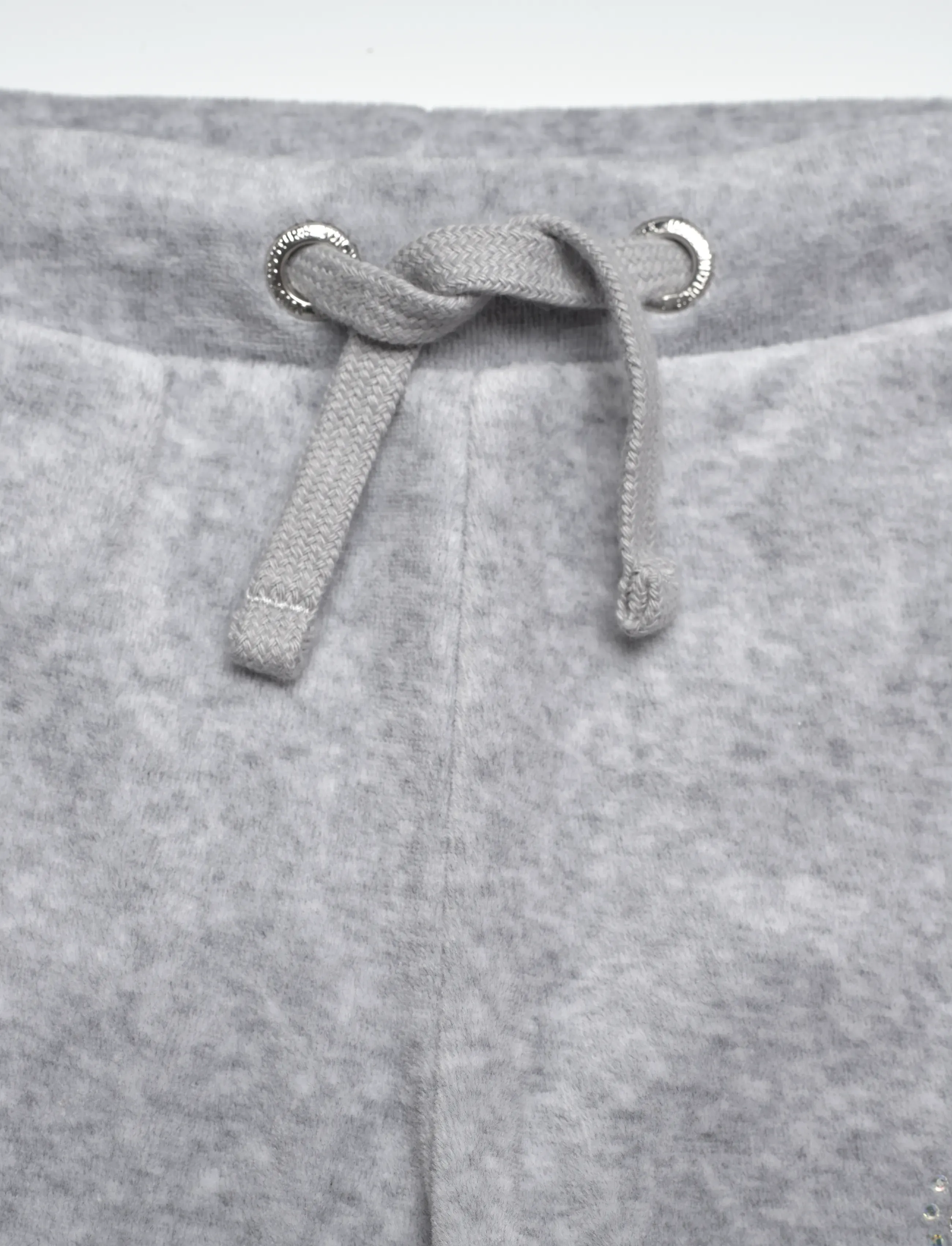 Juicy Couture - Cropped Zip Thru & Bootcut Set - joggingsæt - vintage grey heather - 5