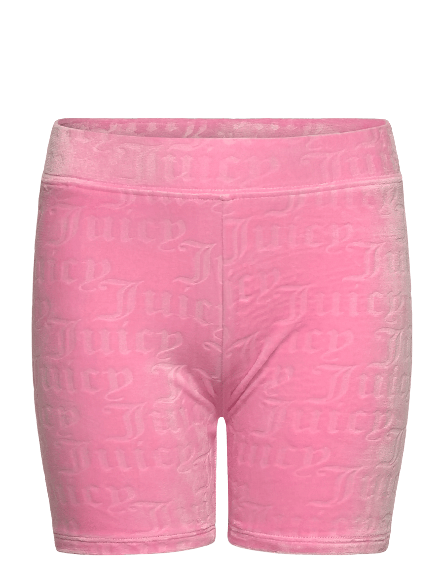 Juicy Couture - Juicy Oversize Tee & Burnout Cycling Short Set - sets mit kurzärmeligem t-shirt - begonia pink - 2