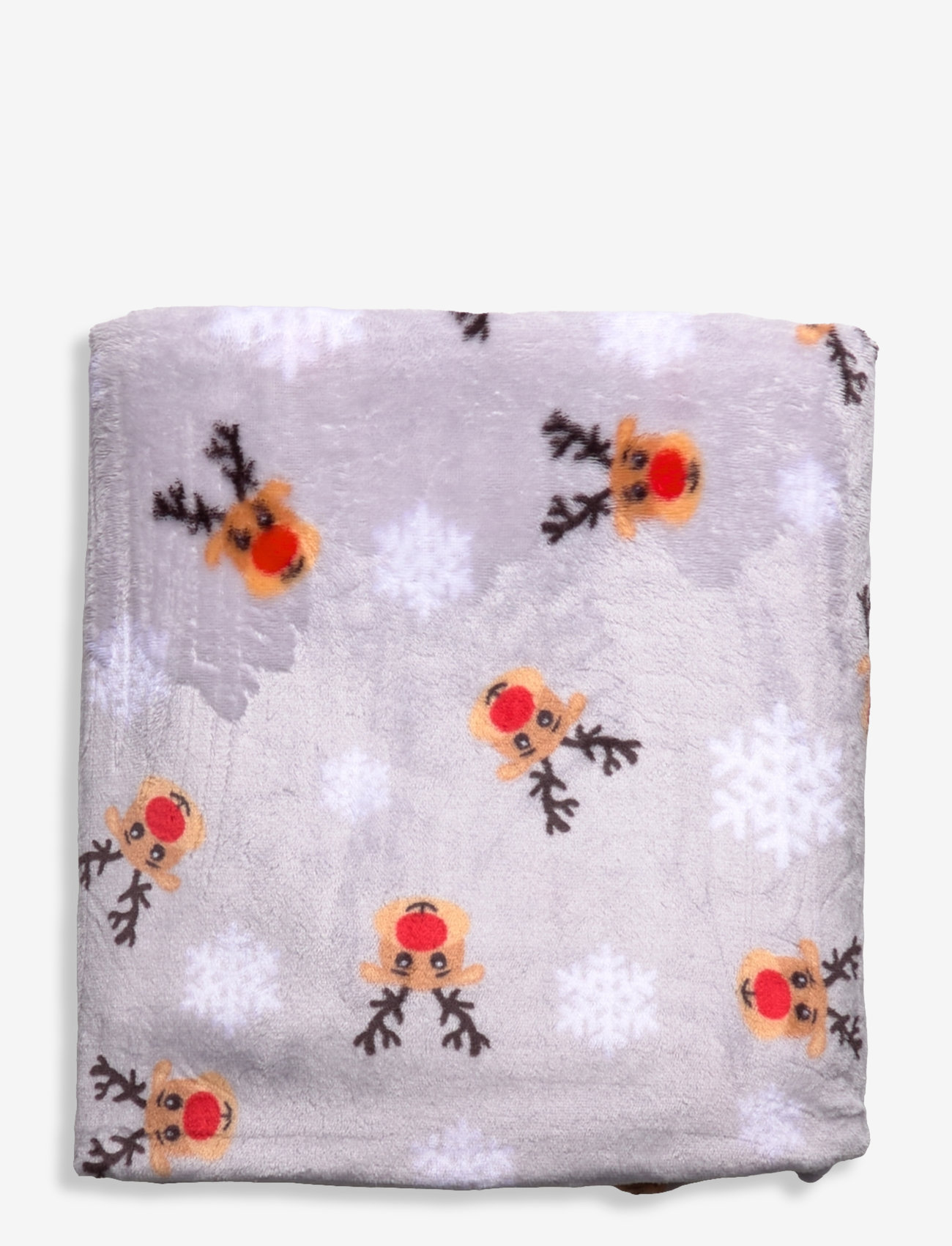 Happy Seasons - Rudolfs christmas blanket - grey - 0