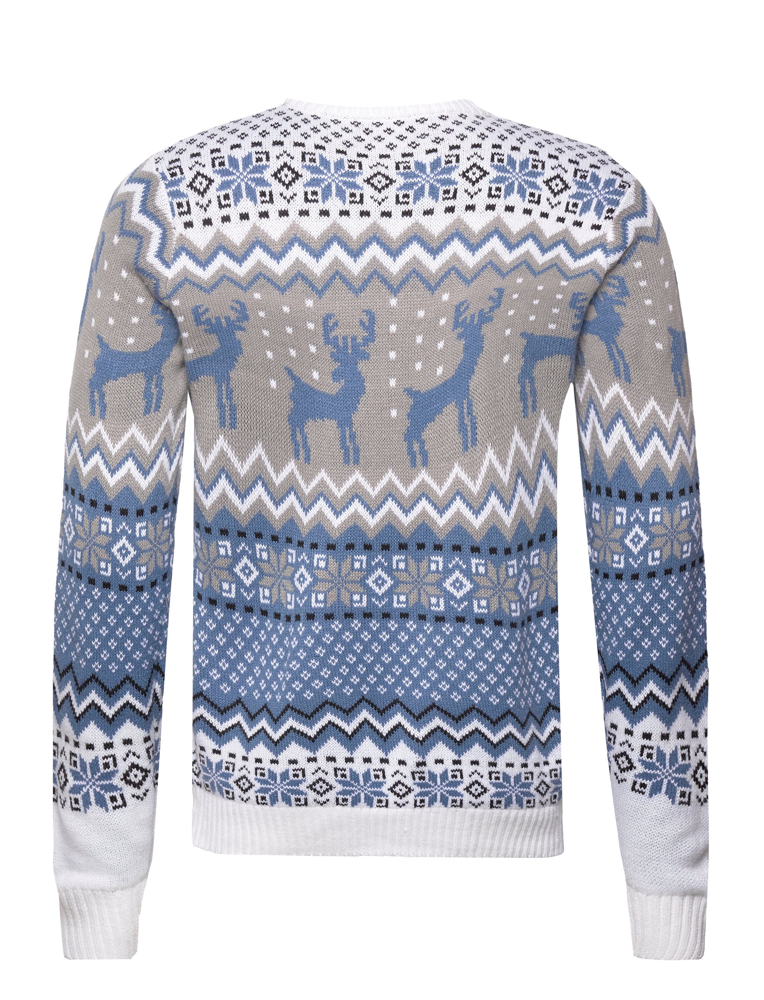 Happy Seasons - The traditional Christmas Sweater blue - laveste priser - blue - 1