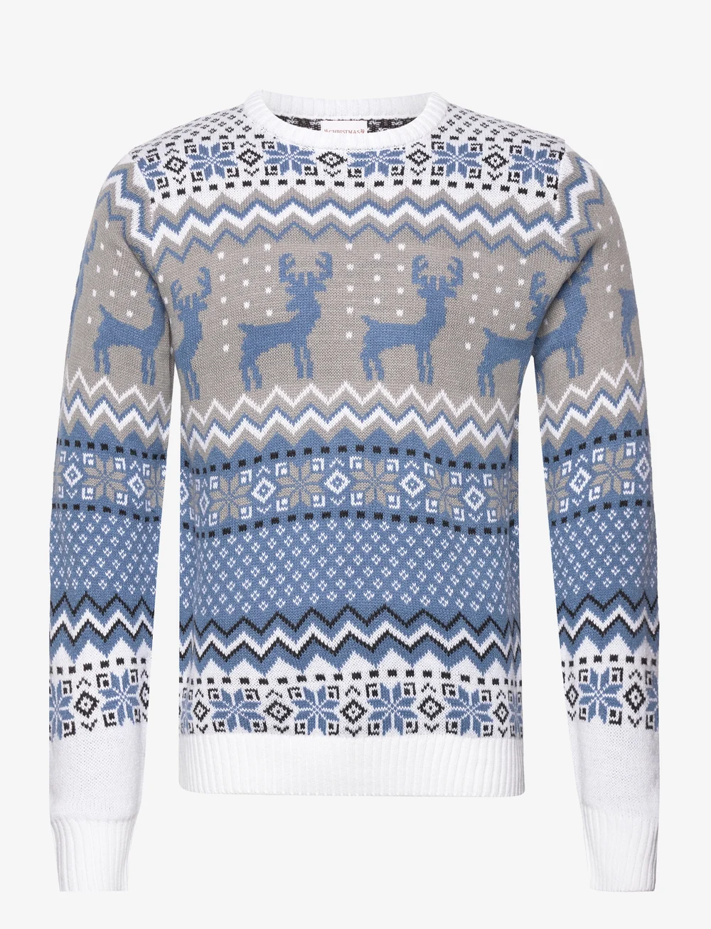Light blue 2025 christmas sweater
