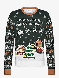 Santa Claus is coming to town LED, Christmas Sweats