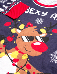Christmas Sweats - Sexy and I Glow it - knitted round necks - black - 2