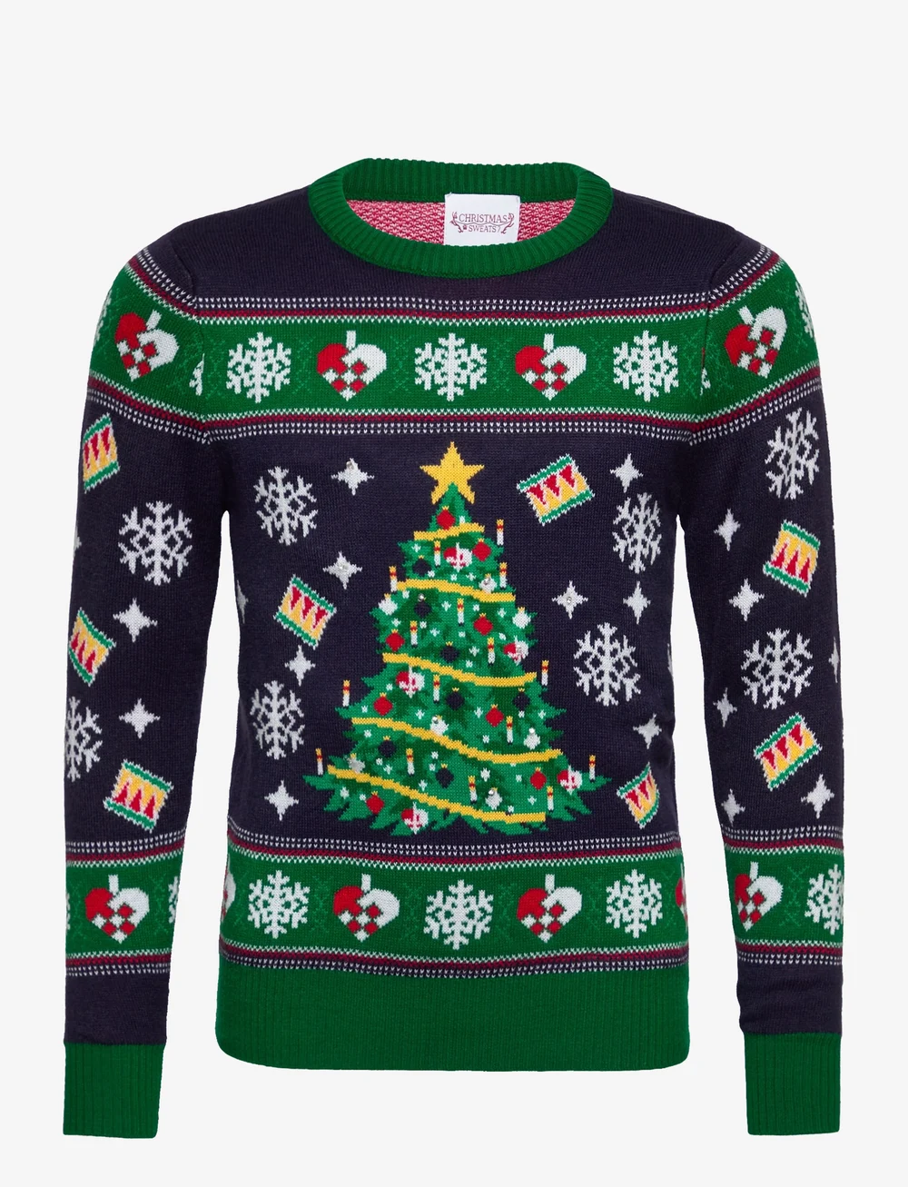 Christmas Sweats - Christmas tree sweater LED kids - pullover - navy - 0