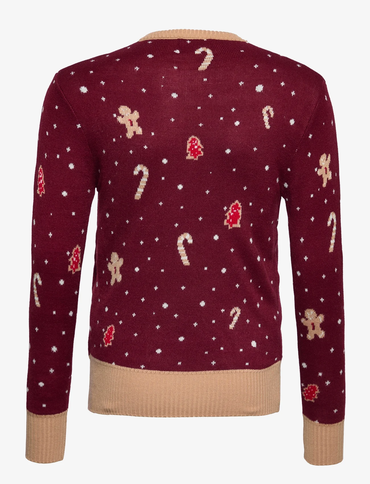 Christmas Sweats - Cute cookie woman - jumpers - red - 1