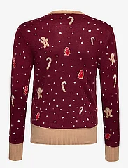 Christmas Sweats - Cute cookie woman - swetry - red - 1