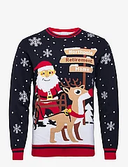 Christmas Sweats - Santa's Retirement Home - megztiniai su apvalios formos apykakle - blue - 0
