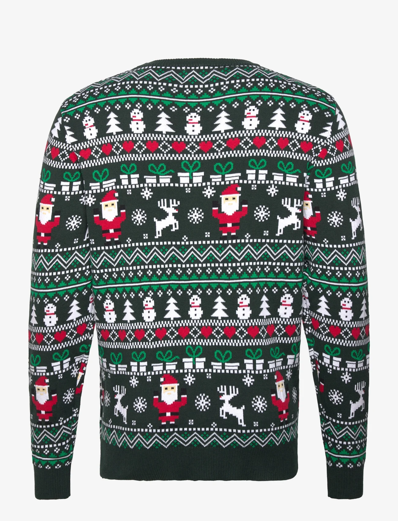 Christmas Sweats - The fine Christmas sweater - rund hals - green - 1