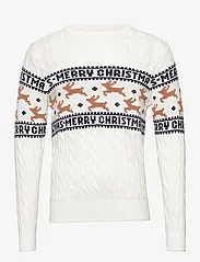 Christmas Sweats - The Elegant Christmas Jumper White - megztiniai su apvalios formos apykakle - white - 0