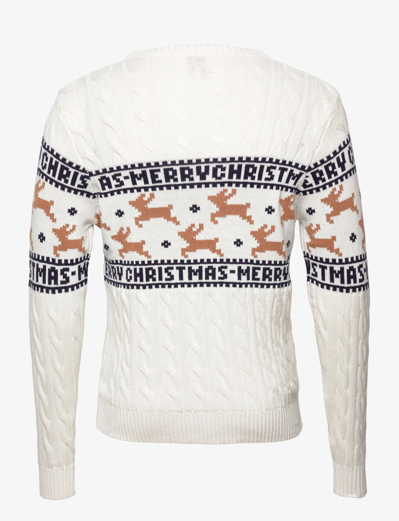 Christmas Sweats - The Elegant Christmas Jumper White - megztiniai su apvalios formos apykakle - white - 1