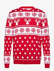 Christmas Sweats - The Classic Christmas Jumper Red - pyöreäaukkoiset - red - 0