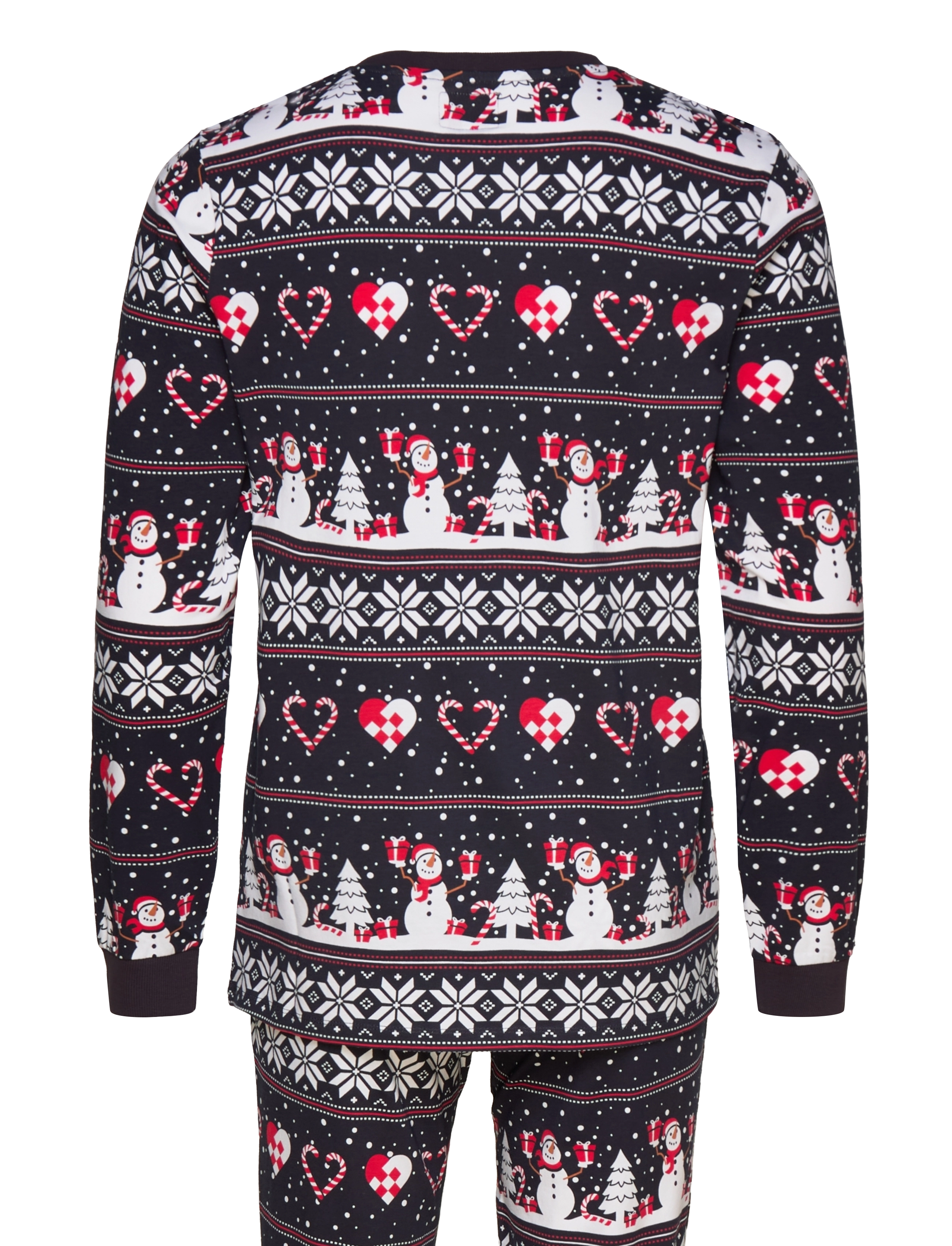 Happy Seasons - Julehjerte Pyjamas - pyjamasset - red - 1