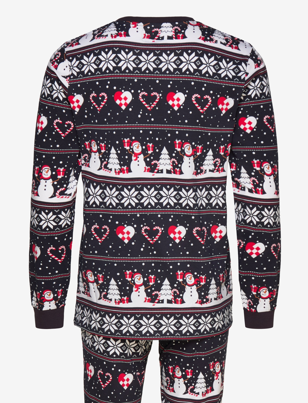 Happy Seasons - Christmas heart Pajamas navy - pyjamasset - red - 1