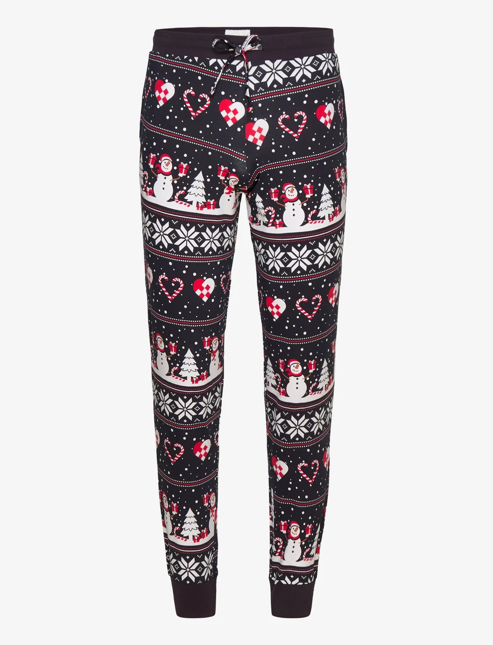 Happy Seasons - Christmas heart Pajamas navy - swetry świąteczne - red - 2