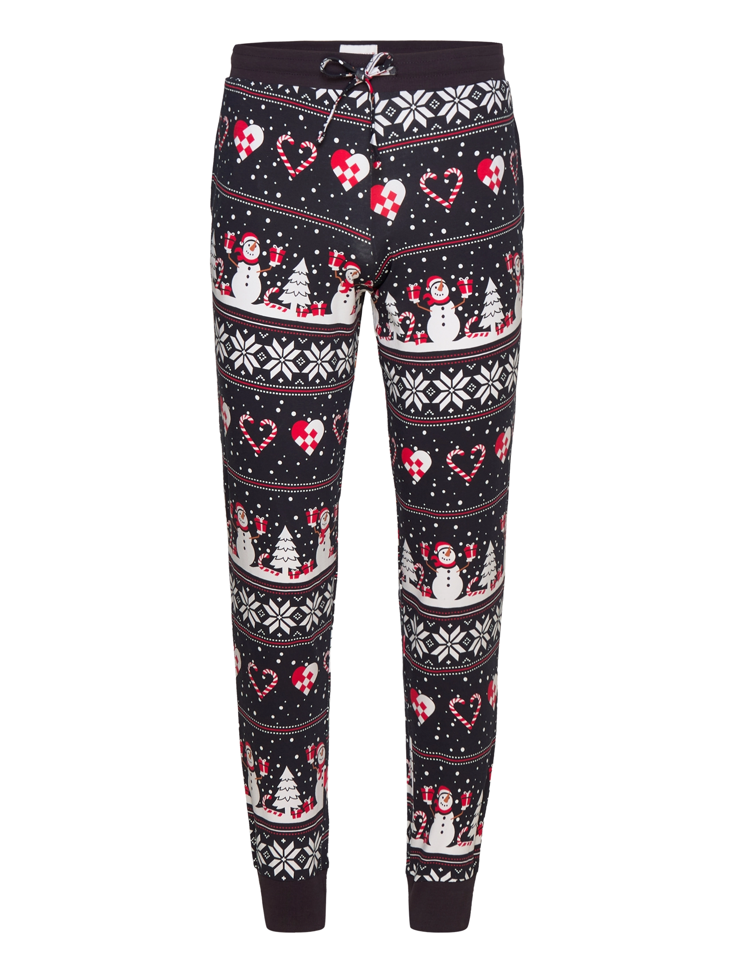 Happy Seasons - Julehjerte Pyjamas - laveste priser - red - 2