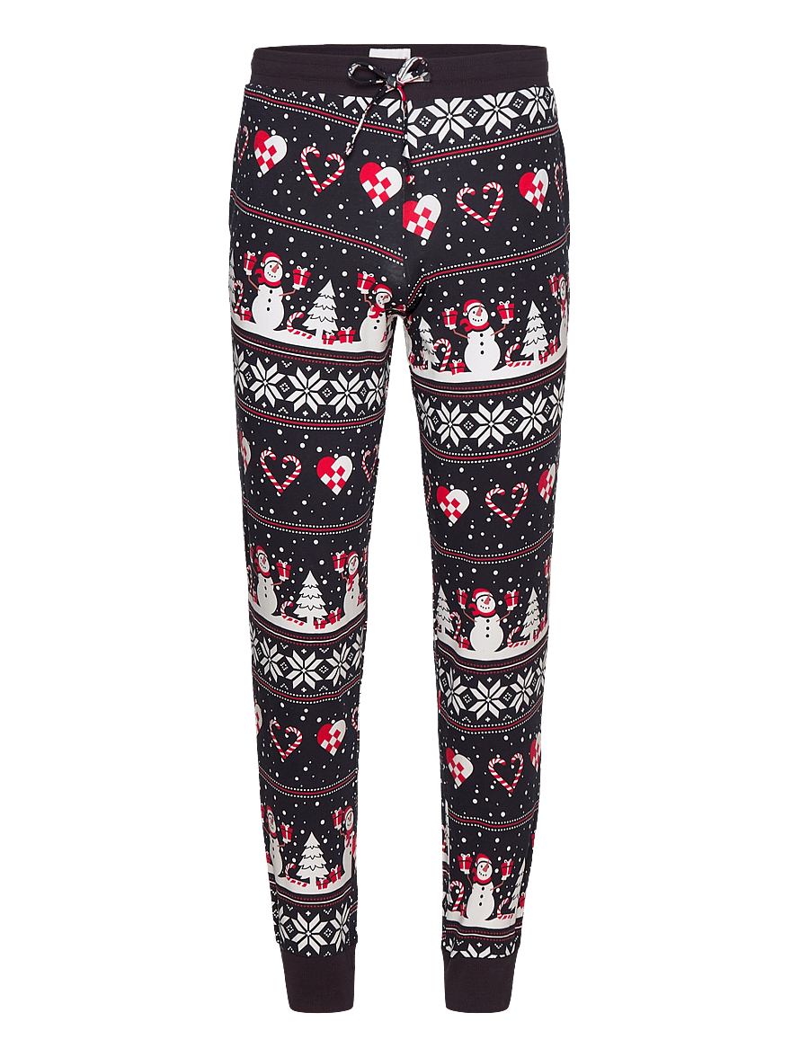 Happy Seasons - Julehjerte Pyjamas - pyjamasets - red - 2