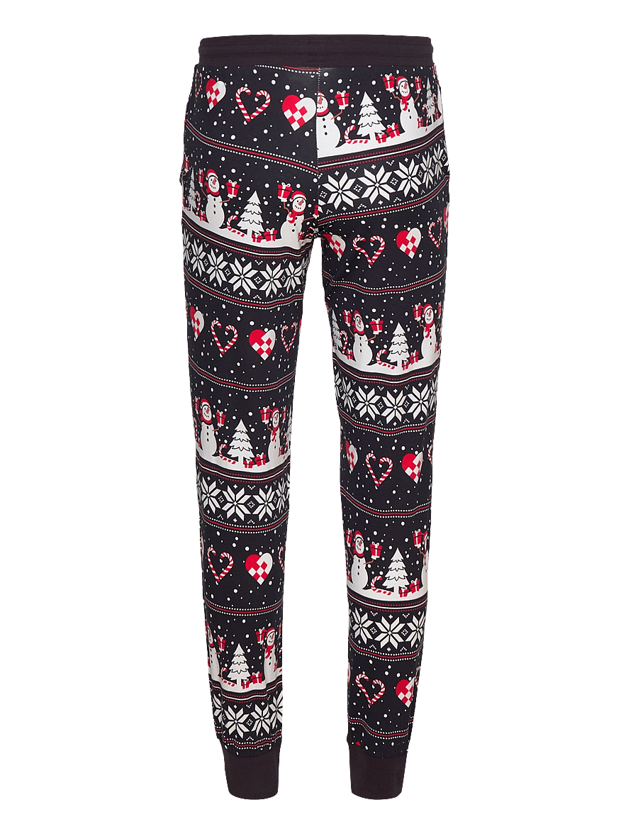 Happy Seasons - Julehjerte Pyjamas - pyjamasets - red - 3