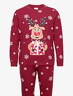 Rudolph's Cute Pajamas - RED
