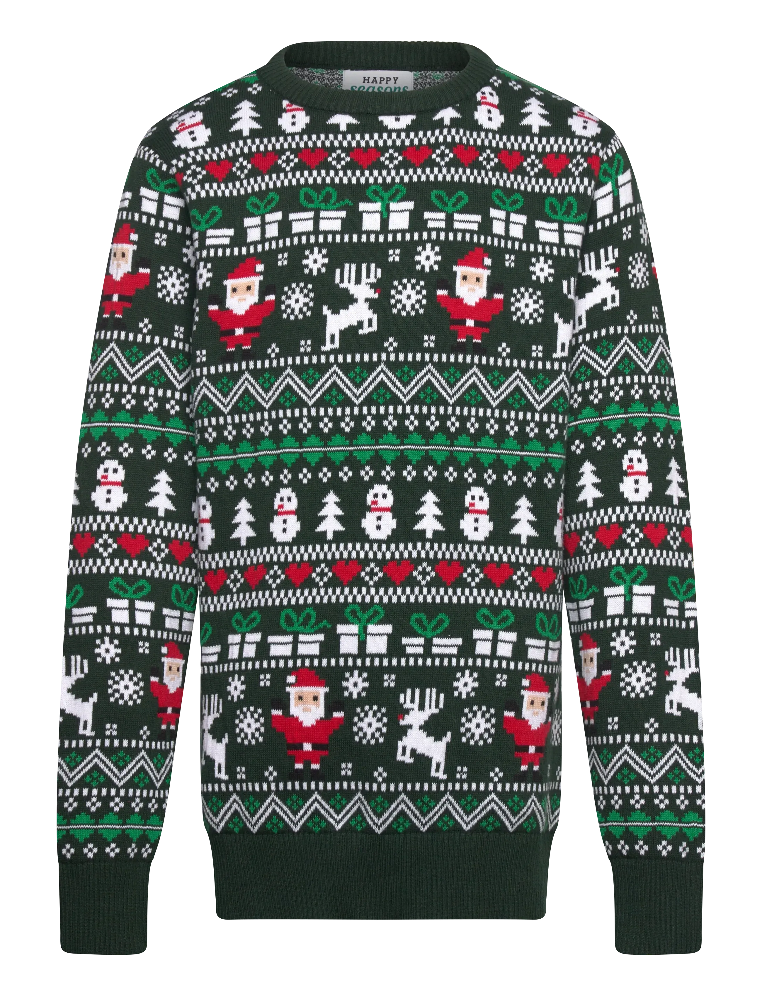 Happy Seasons The fine Christmas sweater kids - 4 for 3 - GREEN / green