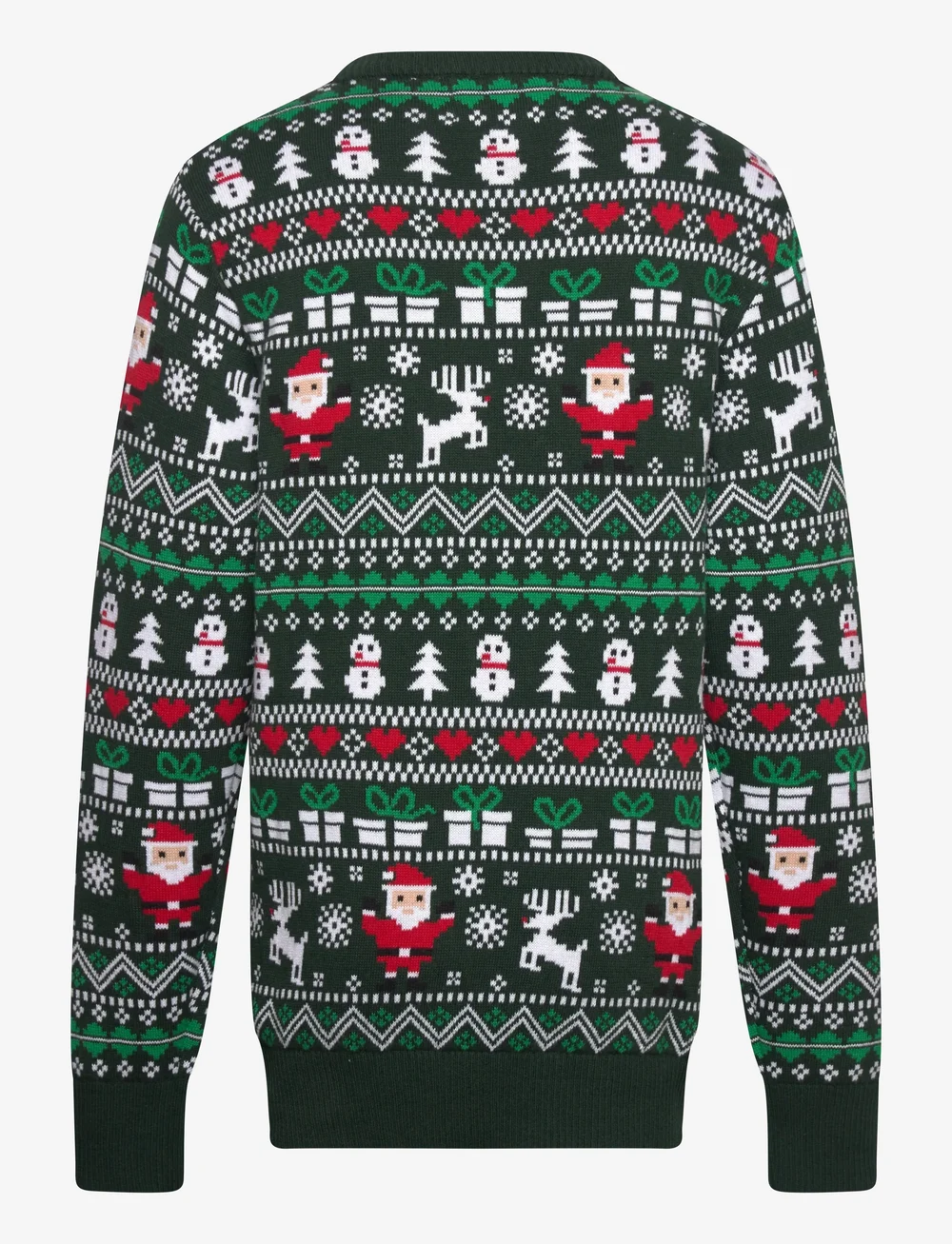 Christmas Sweats - The fine Christmas sweater kids - stickade tröjor - green - 1
