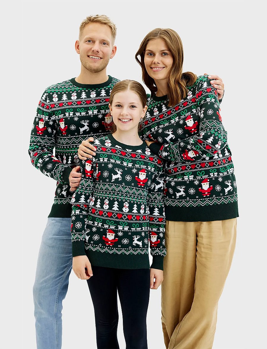 Happy Seasons - The fine Christmas sweater kids - pullover - green - 2