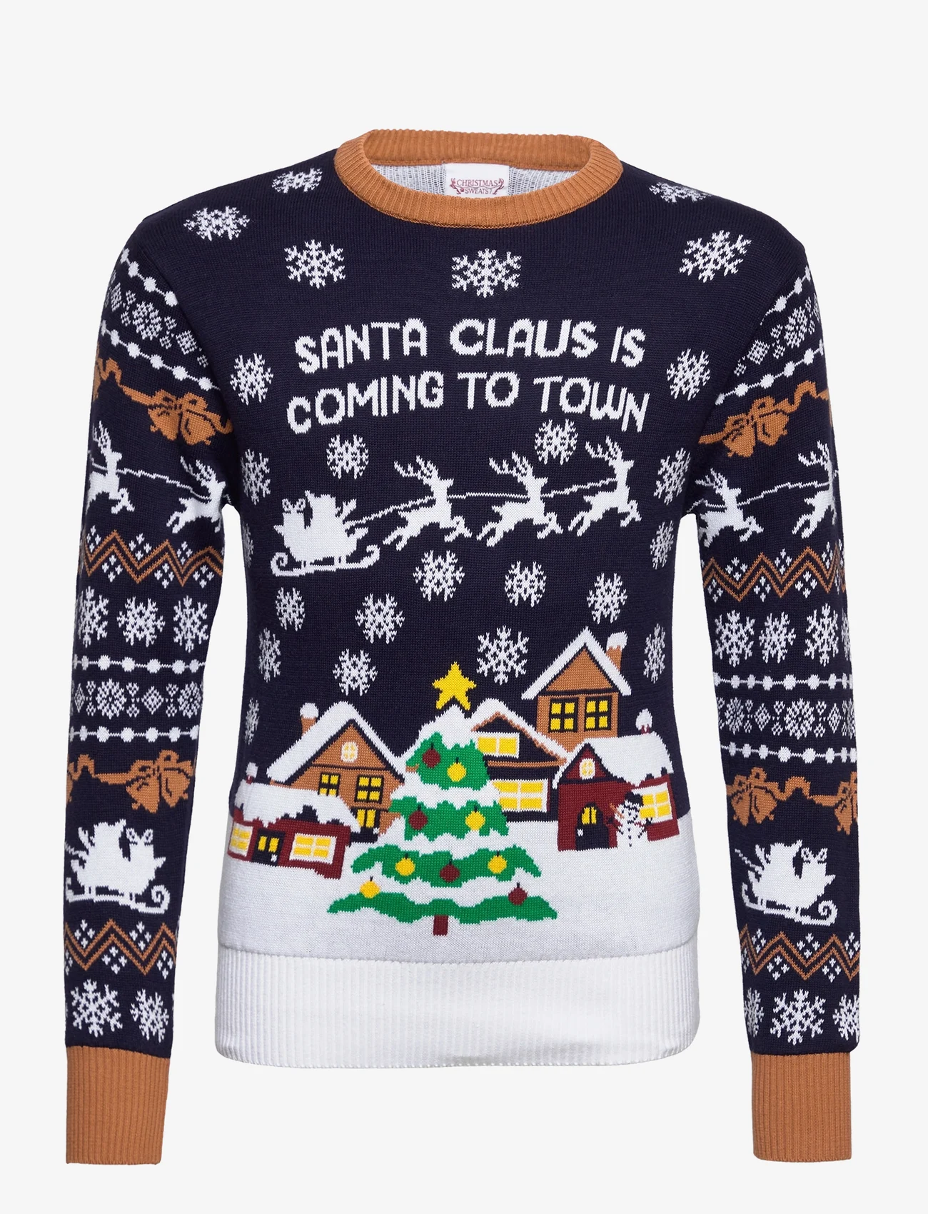 Christmas Sweats - Santa Claus is Coming to Town - džemperi - black - 0