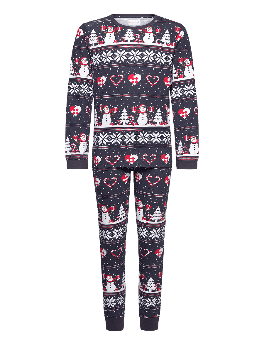 Happy Seasons - Christmas heart pajamas navy kids - pyjama-sets - navy - 0