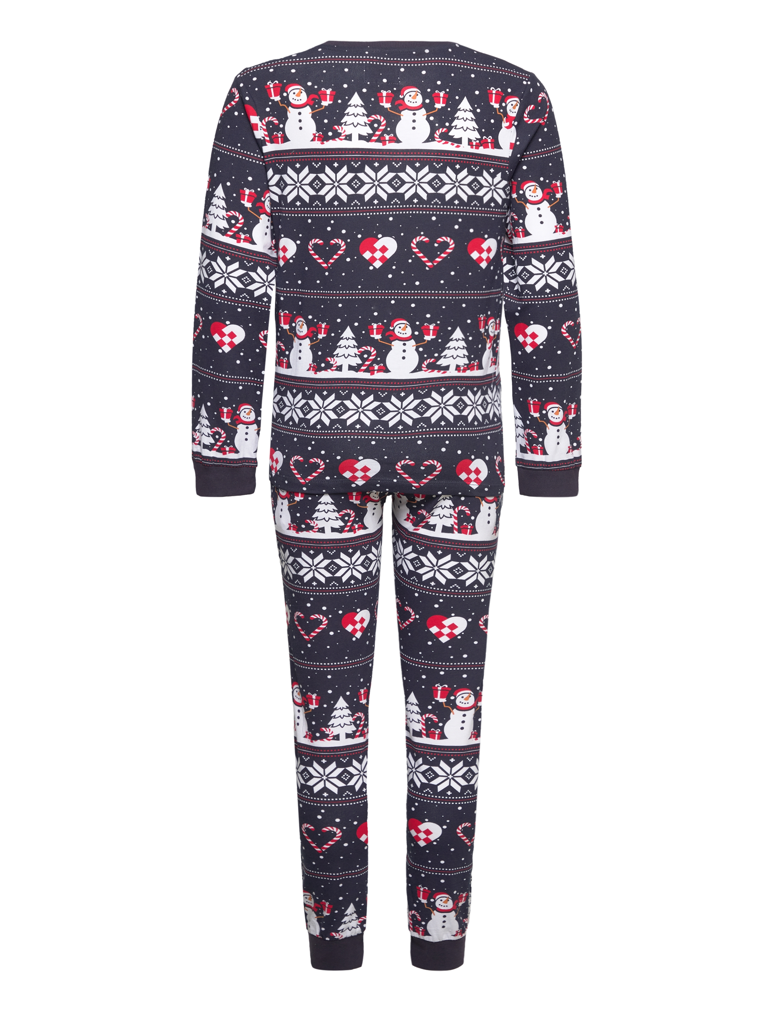 Happy Seasons - Christmas heart pajamas navy kids - pyjama-sets - navy - 1