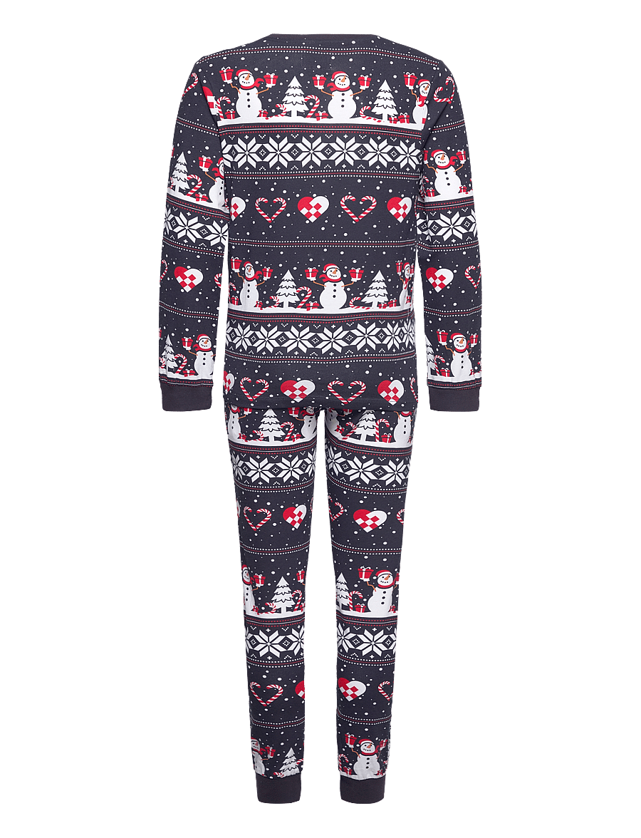 Happy Seasons - Christmas heart pajamas navy kids - pyjama-sets - navy - 1