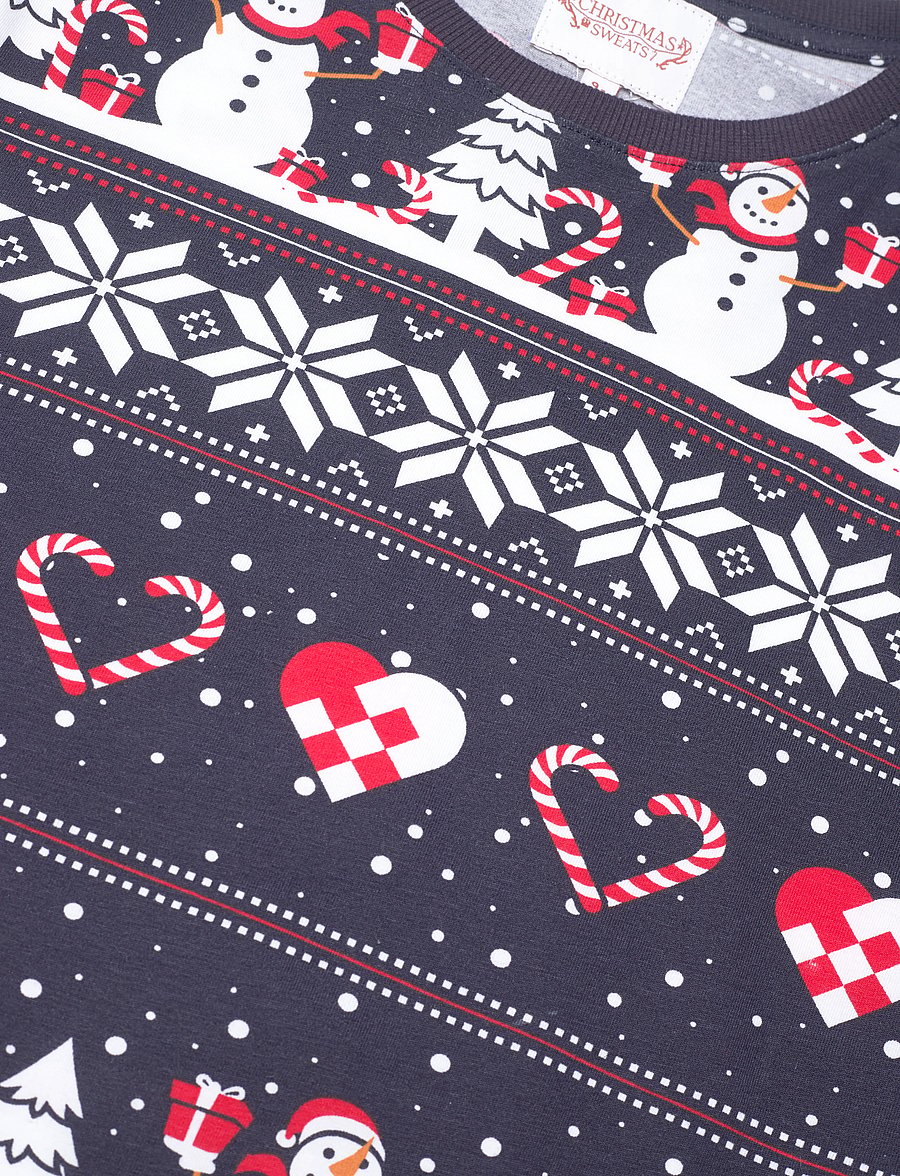 Happy Seasons - Christmas heart pajamas navy kids - pyjama-sets - navy - 4