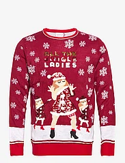 Christmas Sweats - All My Jingle Ladies - rundhalsad - red - 0