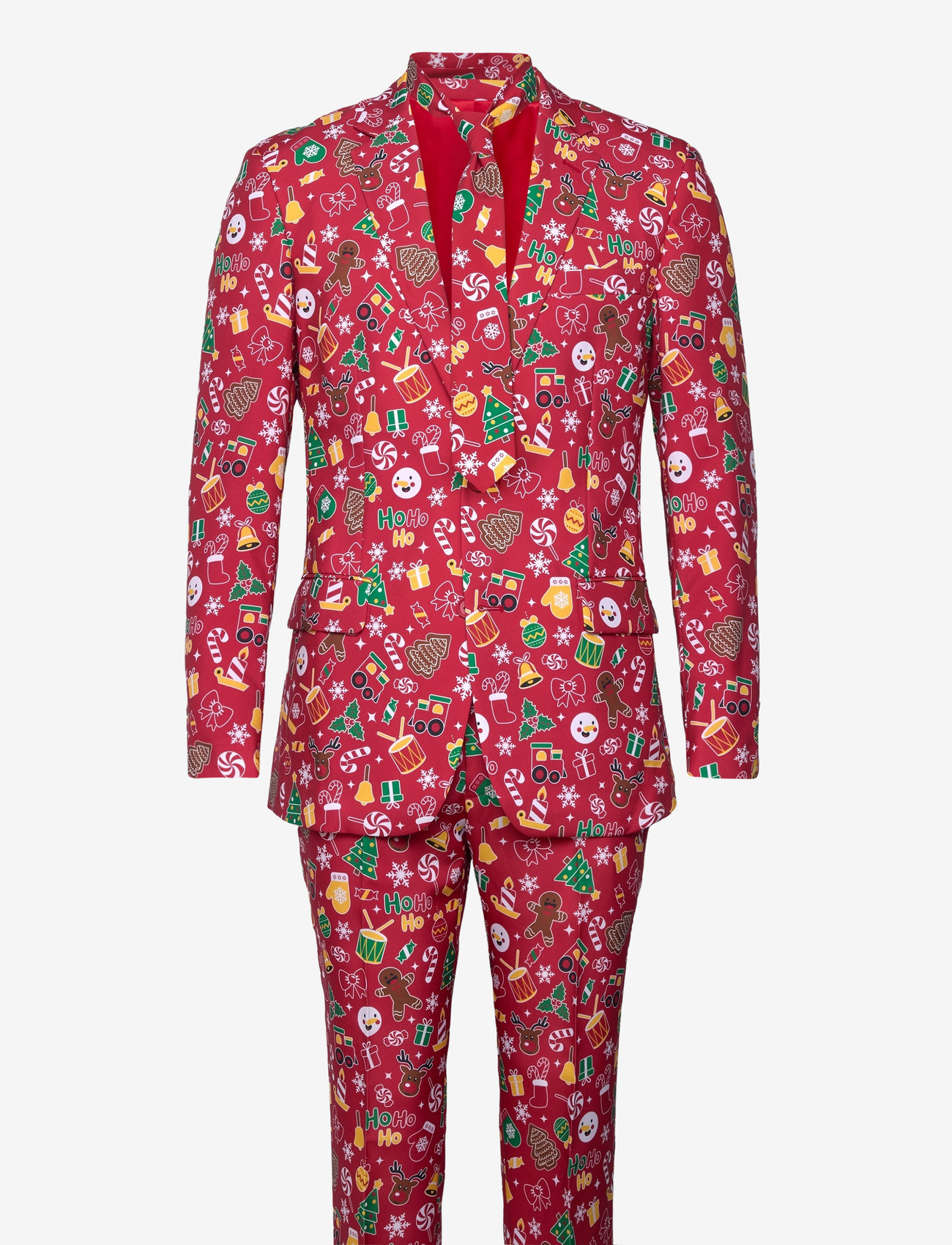 Happy Seasons - The Awesome Christmas Suit Rød - kostymer - red - 0