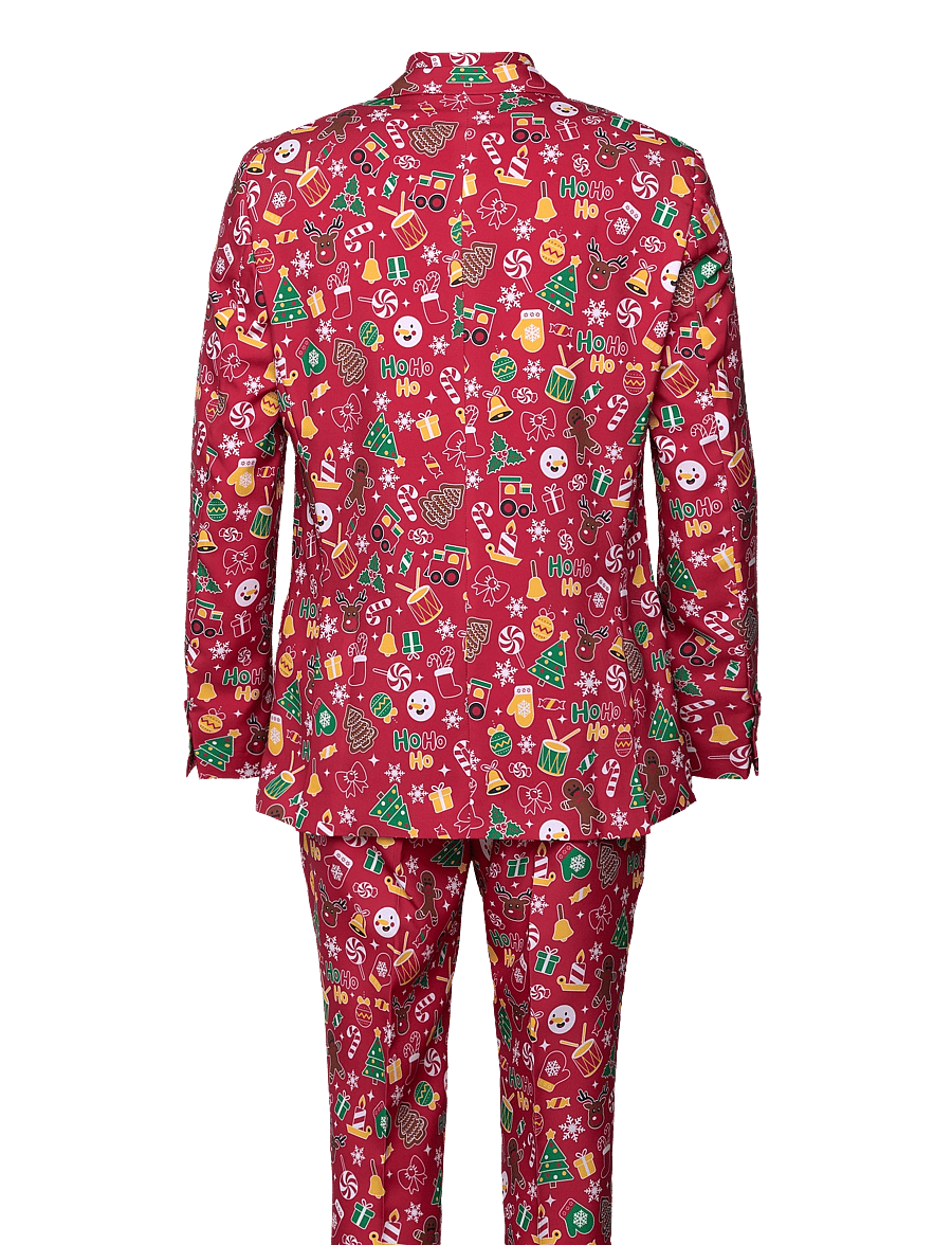 Happy Seasons - The Awesome Christmas Suit Rød - kostymer - red - 1
