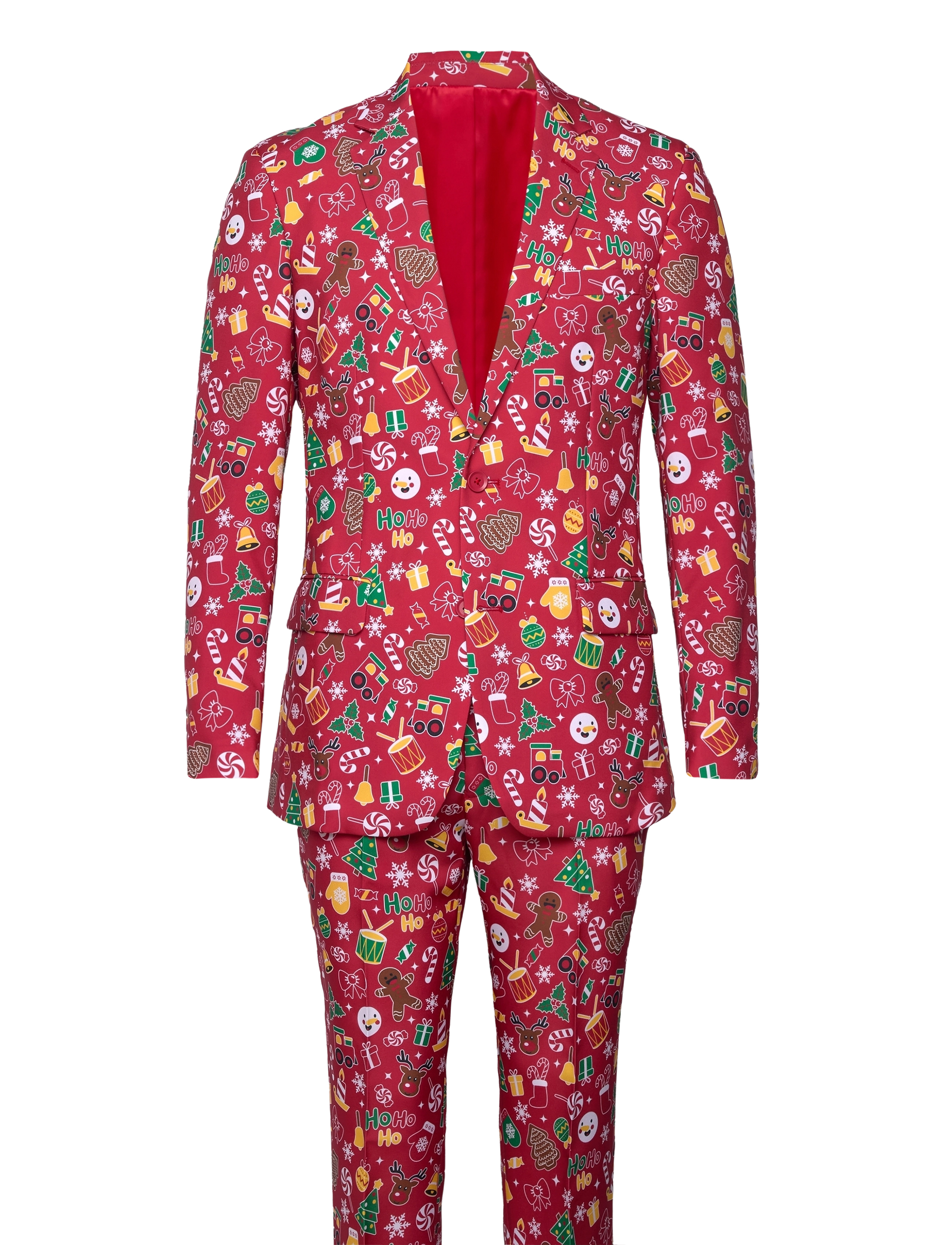Happy Seasons - The Awesome Christmas Suit Rød - suits - red - 2