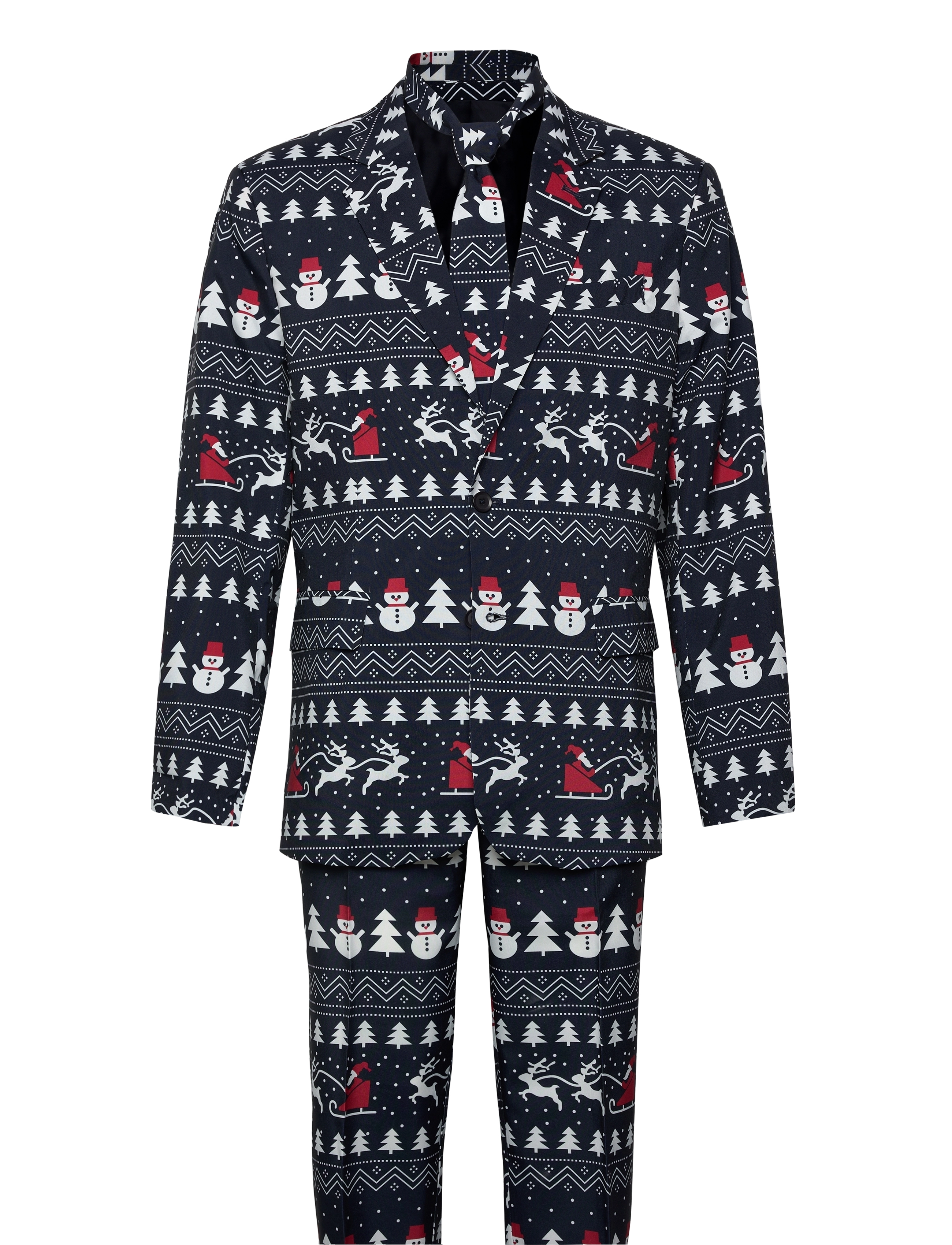 Happy Seasons The Awesome Christmas Suit Navy, XL, Suits & Blazer, Marineblau - Suits, Männerswear