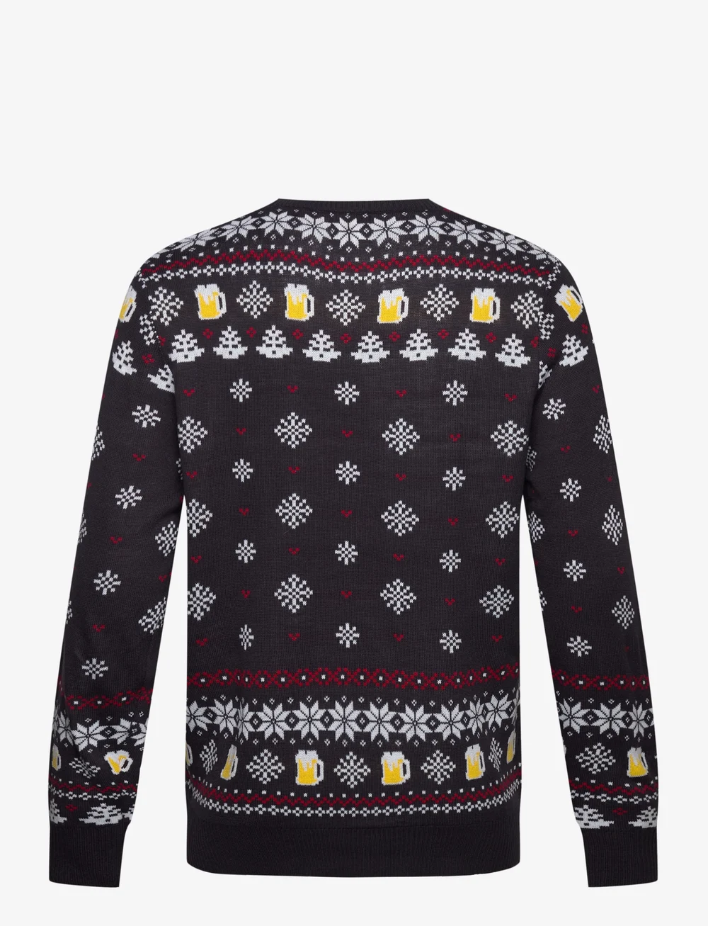 Christmas Sweats - Ho ho hold my beer sweater - prjónaðir kragar - navy - 1