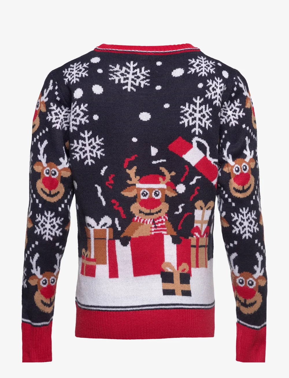 Christmas Sweats - The bringing Christmas gifts sweater kids - stickade tröjor - navy - 1
