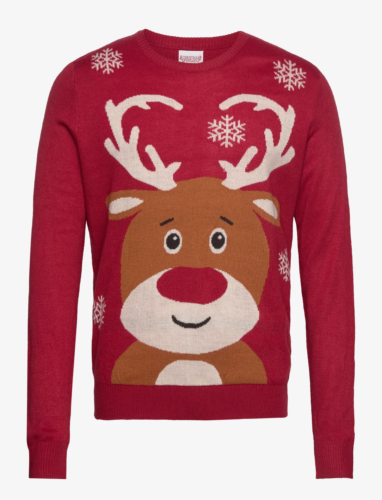 Christmas Sweats - The loving reindeer - laveste priser - red - 0