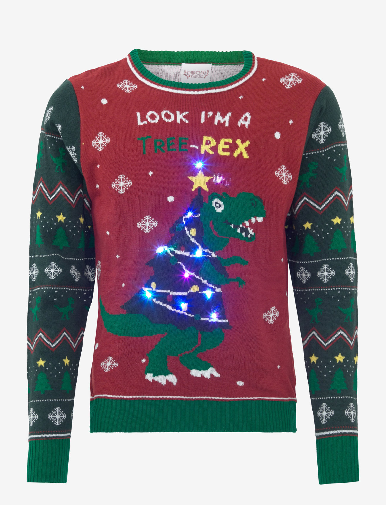Happy Seasons - The tree-REX sweater kids - džemprid - green - 2