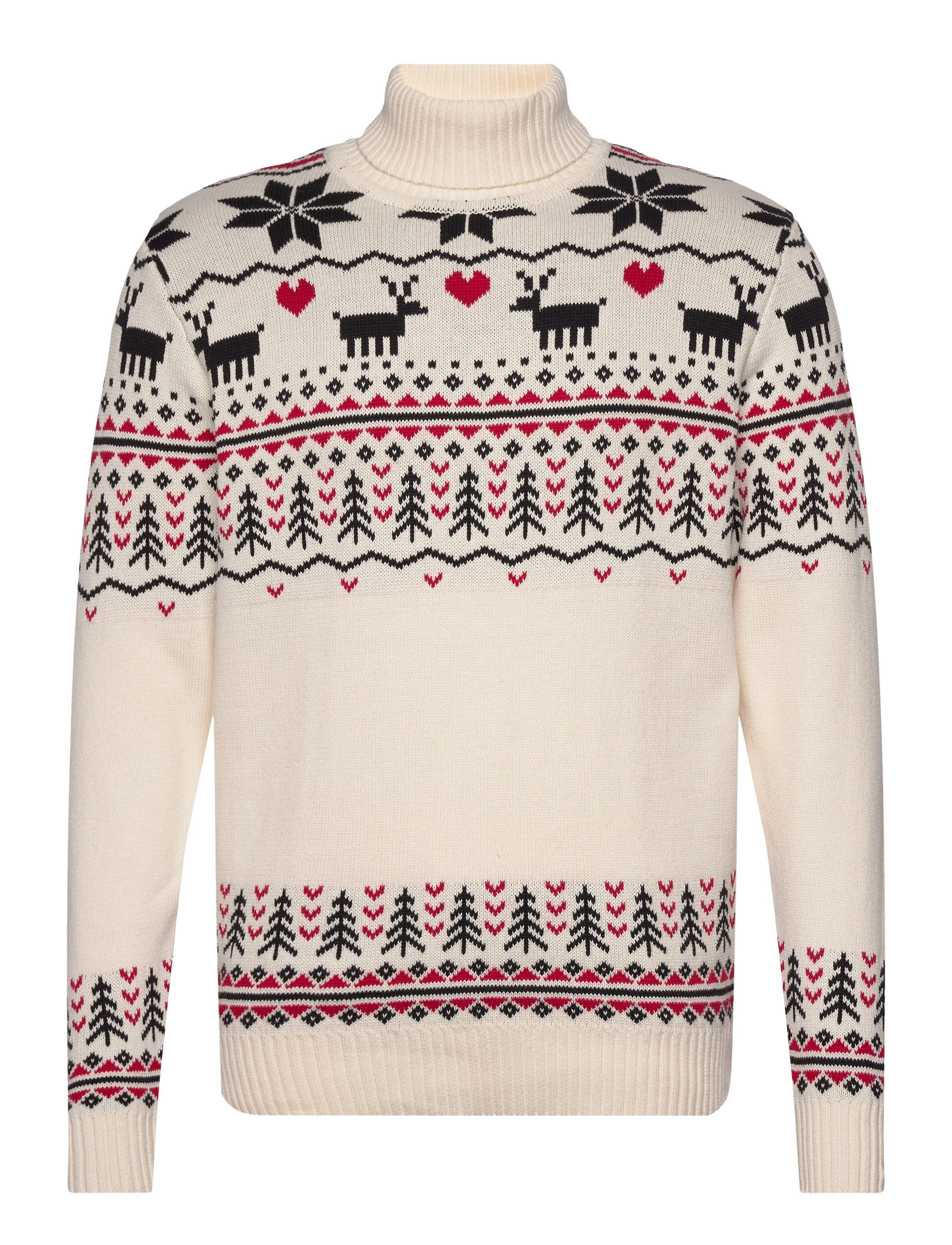 Happy Seasons The Greenlandish Christmas Sweater - Kõrge kaelusega džemprid - CREAM / cream