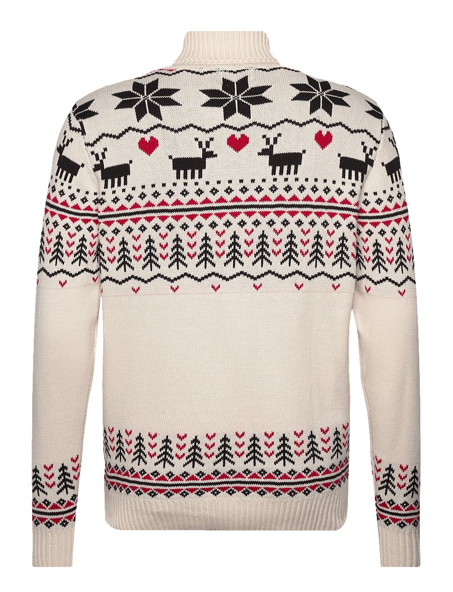 Happy Seasons - The Greenlandish Christmas sweater - polokrage - cream - 1
