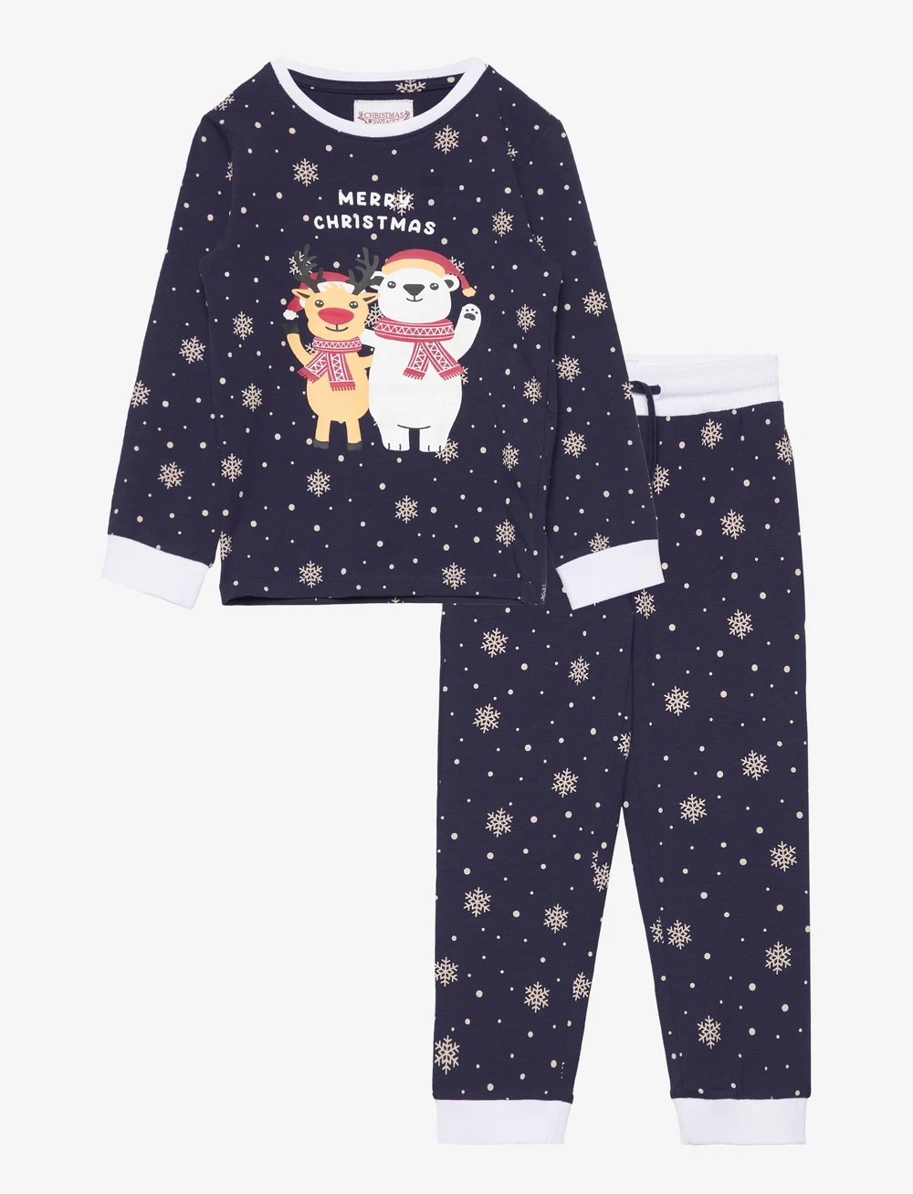 Happy Seasons - Best friends Christmas pyjamas kids - pyjama-sets - navy - 0