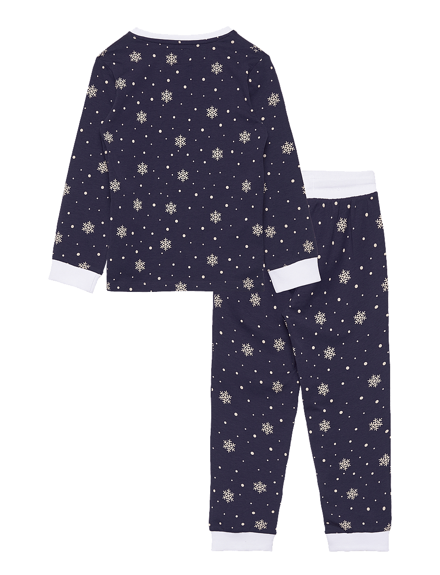 Happy Seasons - Best friends Christmas pyjamas kids - pyjama-sets - navy - 1