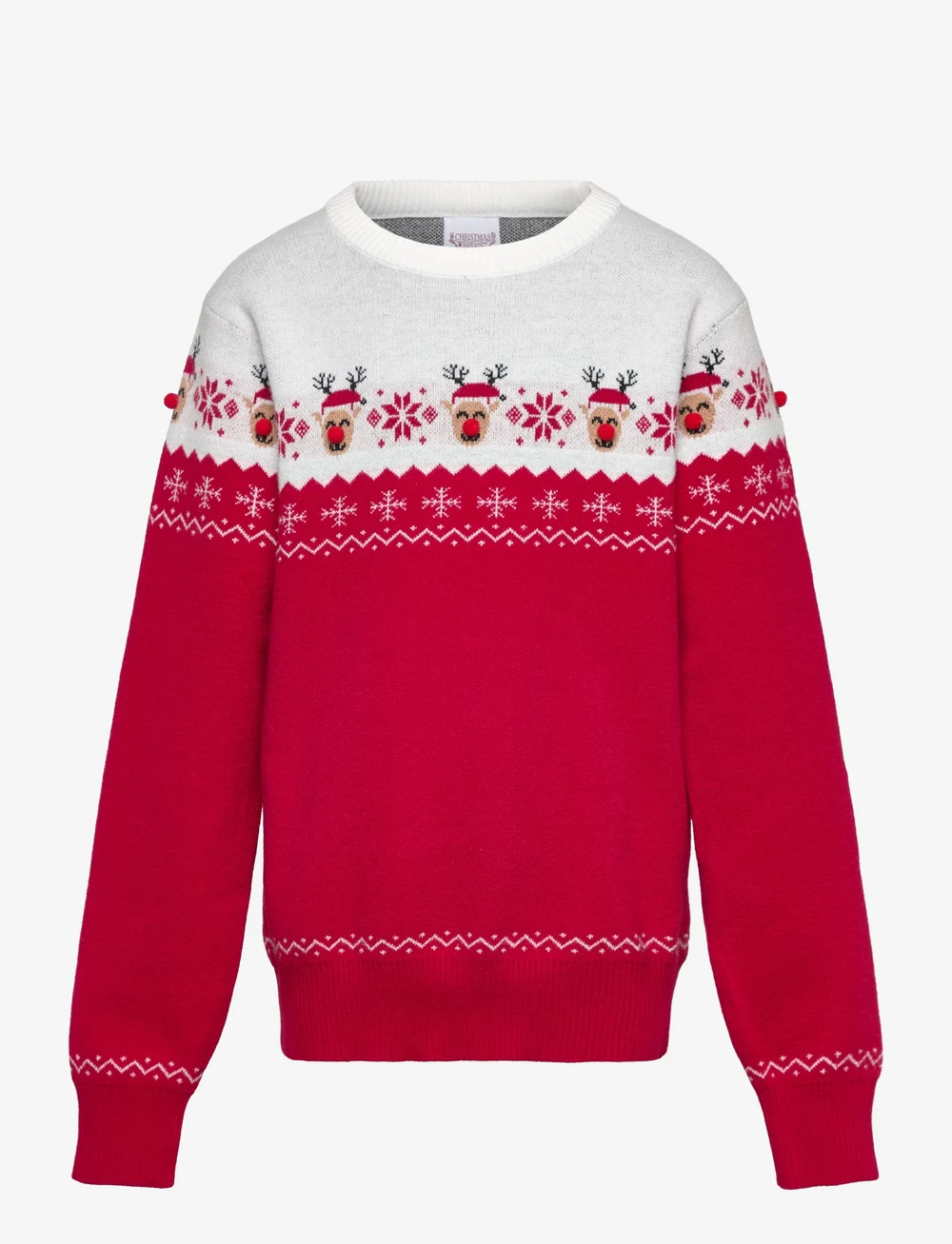 Happy Seasons - The adorable Christmas sweater kids - džemprid - red - 0