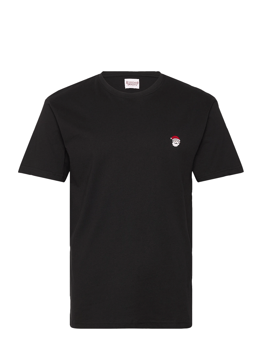 Happy Seasons - The Santa Claus T-shirt black - kurzärmelige t-shirts - black - 0