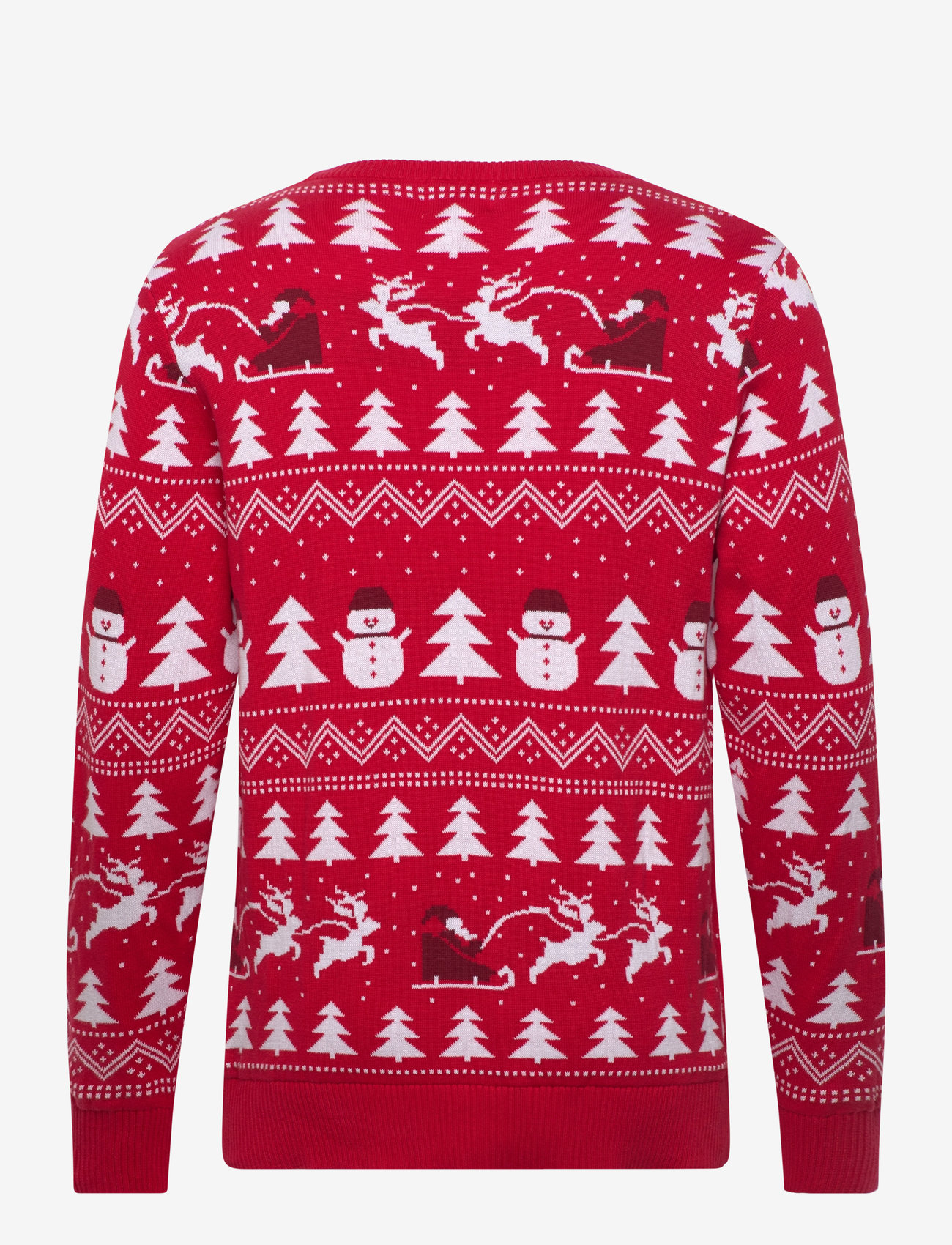 Happy Seasons - The stylish Christmas sweater red - weihnachtspullover - red - 1