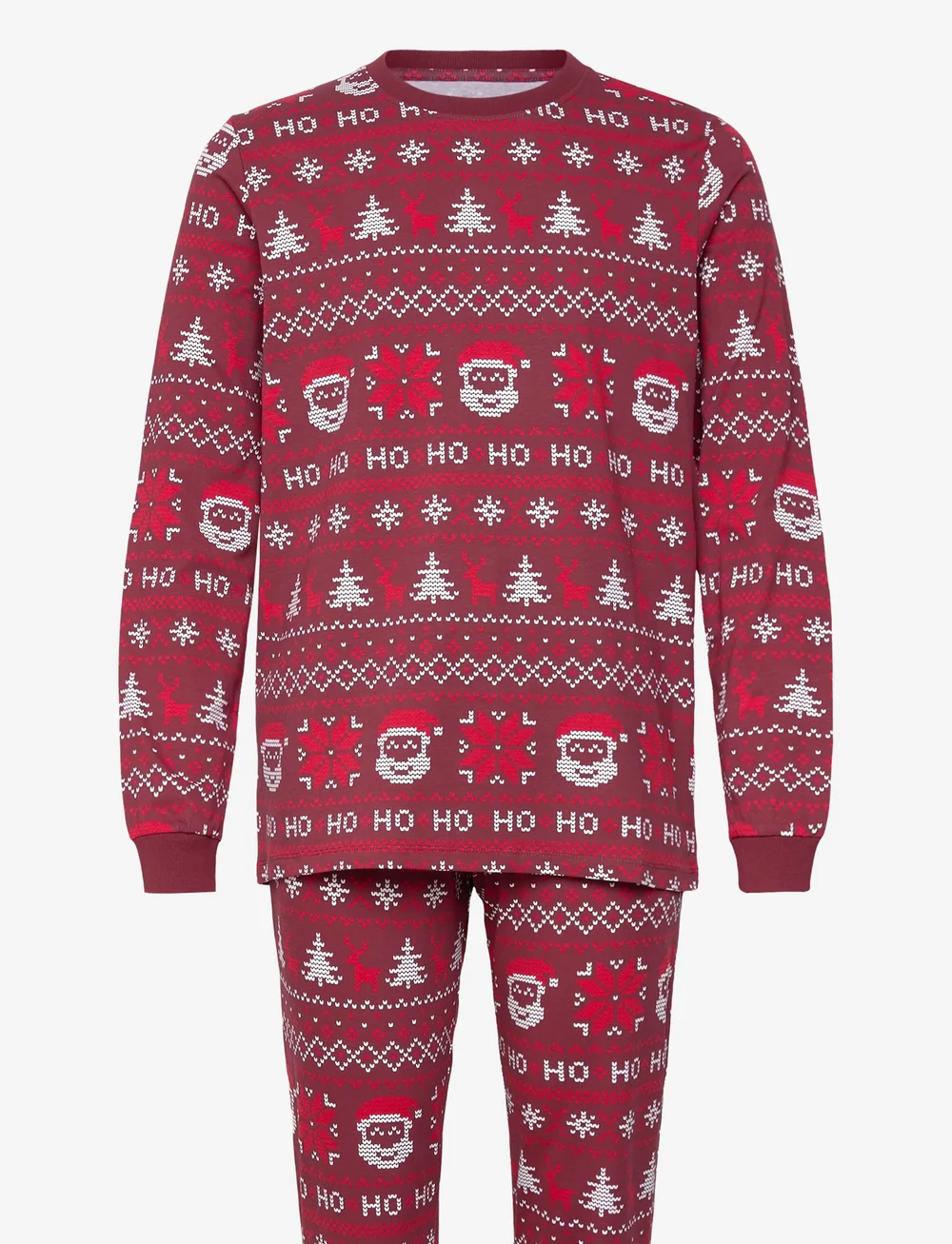 Happy Seasons - Ho ho ho julepyjamas - pyjamasets - pomegranate - 0